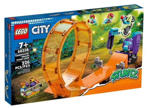 LEGO City 60338 Stunt Loop & Nedrivningschimpanse
