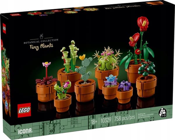 LEGO ICONS 10329 Små planter i potter Blomster Blomster