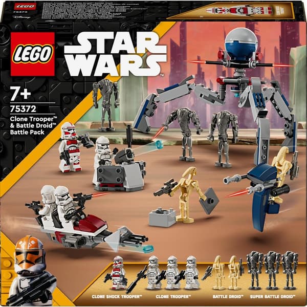LEGO Star Wars 75372 Klonsoldat og Kampdroide Kamppakke