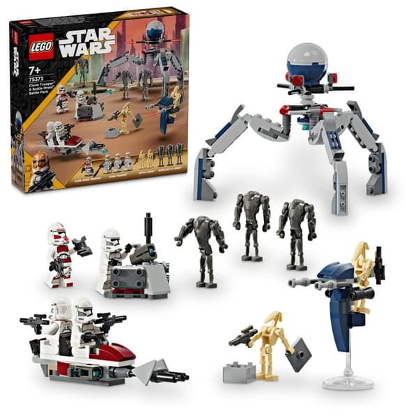 LEGO Star Wars 75372 Klonsoldat og Kampdroide Kamppakke