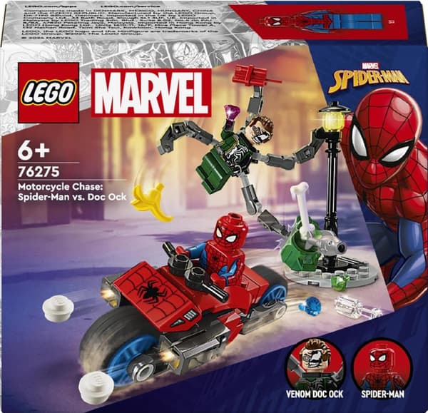 LEGO Super Heroes 76275 Spider-Man vs. Doc Ock Motorcykeljagt