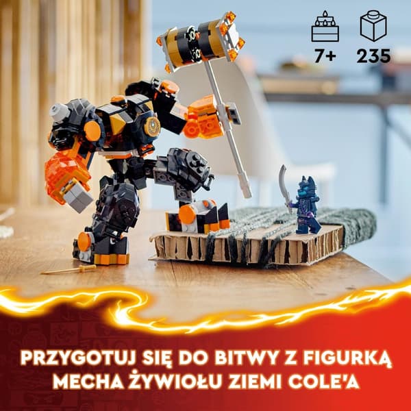 LEGO Ninjago Coles Jordelementrobot 71806 Ulvemaskekriger Cole