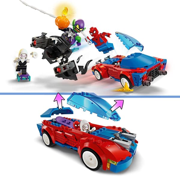 LEGO MARVEL 76279 Spider-Man Racerbil och Green Goblin Venom