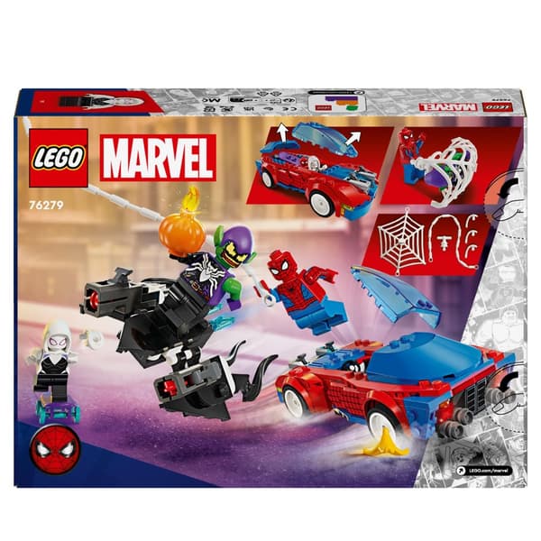 LEGO MARVEL 76279 Spider-Man Racerbil och Green Goblin Venom