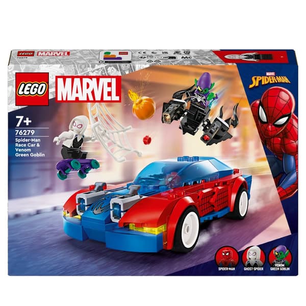 LEGO MARVEL 76279 Spider-Man Racerbil och Green Goblin Venom