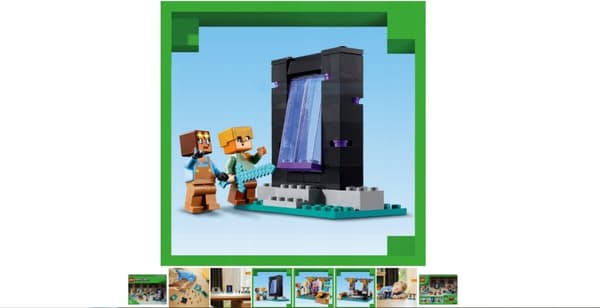 LEGO Minecraft 21252 Alex Armoursmiths Våbenkammer