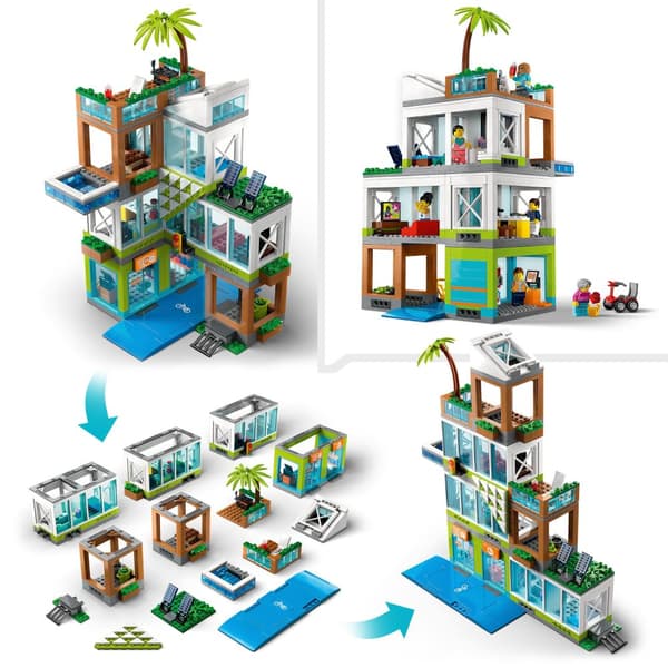 LEGO City 60365 Lejlighedsbygning Hus Hytte By