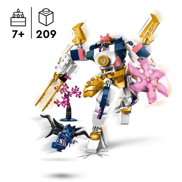 LEGO NINJAGO SORAS TEKNOLOGISK MEKANIKK 71807 SORA ULVEMASKE KLODSER