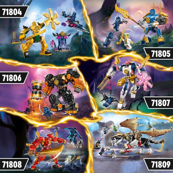 LEGO NINJAGO SORAS TEKNOLOGISK MEKANIKK 71807 SORA ULVEMASKE KLODSER
