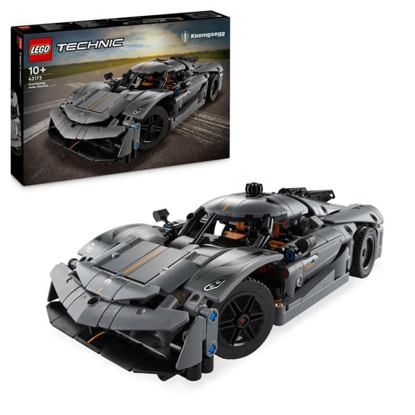 LEGO Technic 42173 Koenigsegg Jesko Täysiharmaa Hyperauto
