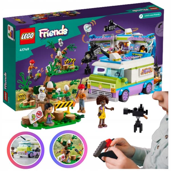 LEGO Friends 41749 Journalistbil Campingvogn