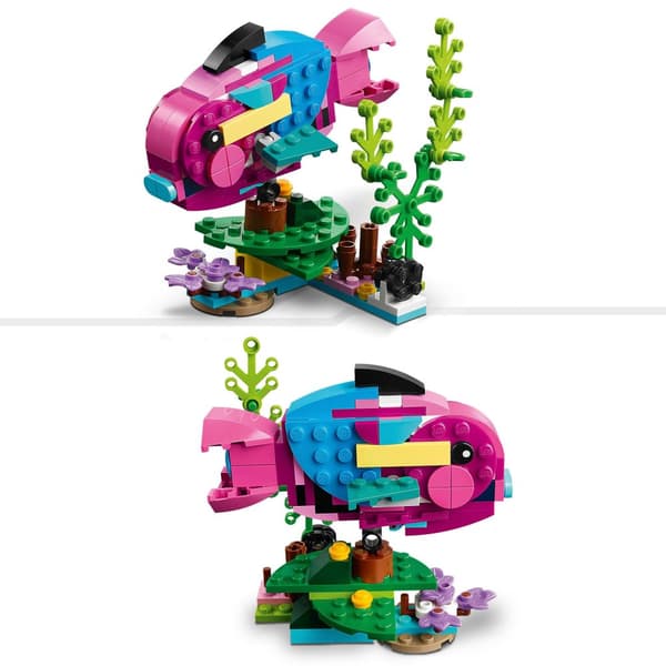 LEGO Creator 3 i 1 31144 - EKSOTISK LYSERØD PAPEGØJE