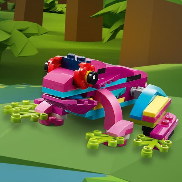 LEGO Creator 3 i 1 31144 - EKSOTISK LYSERØD PAPEGØJE