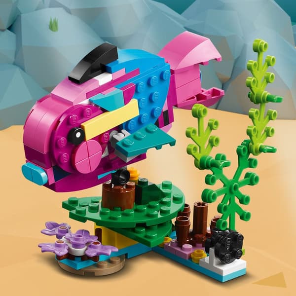 LEGO Creator 3 i 1 31144 - EKSOTISK LYSERØD PAPEGØJE