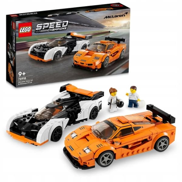 LEGO Speed Champions 76918 McLaren Solus GT og McLaren F1 LM
