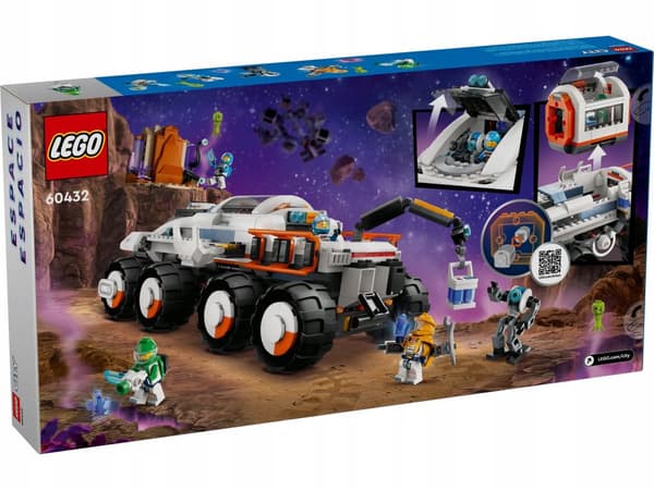 LEGO City 60432 Rumrover Kommandokøretøj med lastkran