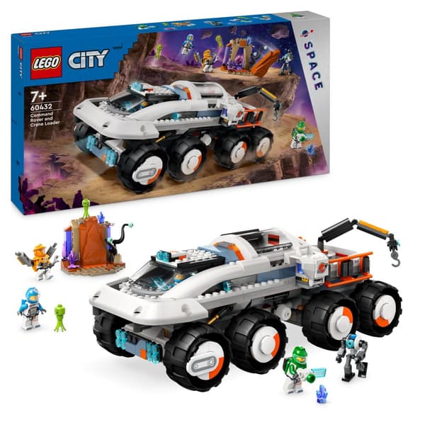 LEGO City 60432 Rumrover Kommandokøretøj med lastkran