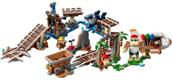 LEGO Super Mario 71425 Diddy Kongin Vankkurikyyti Laajennettava Setti