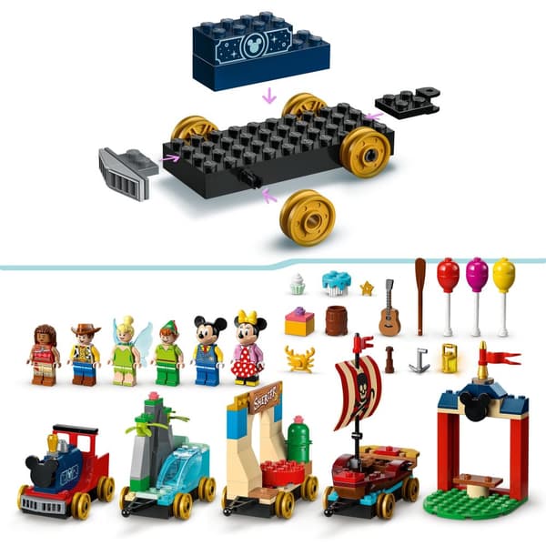 LEGO Disney 43212 Sjovt Tog Mickey Moana Woody Tog