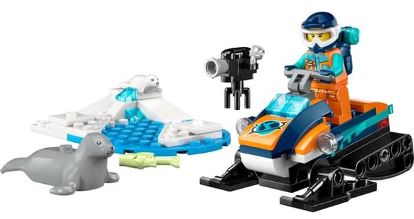 LEGO City 60376 Arktinen Moottorikelkka