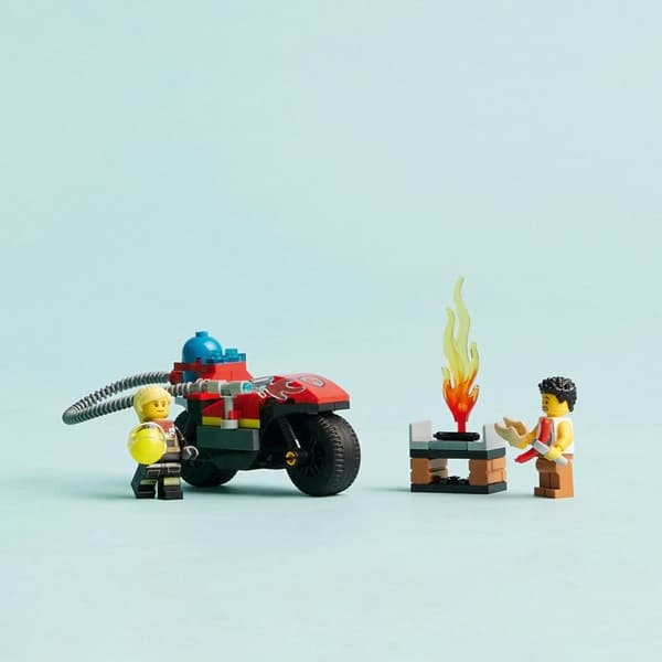 LEGO City 60410 City 60410 Räddningsmotorcykel Brandbil