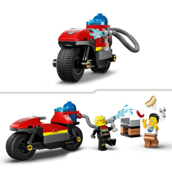 LEGO City 60410 City 60410 Räddningsmotorcykel Brandbil