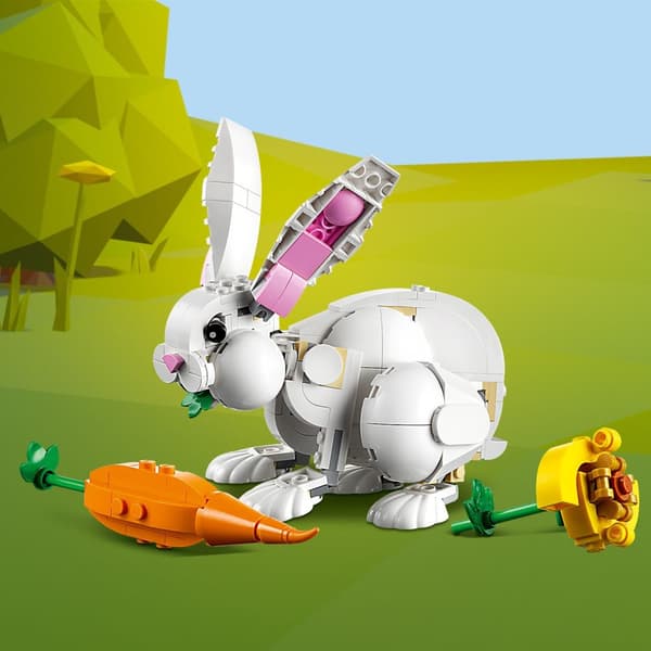 LEGO Creator 3 i 1 31133 LEGO CREATOR KLODSER HVID KANIN PAPEGØJE SÆL