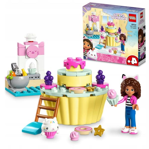 LEGO Gabis Kattehus 10785 Bag en Kage med Sweetie