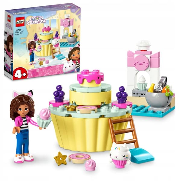 LEGO Gabis Kattehus 10785 Bag en Kage med Sweetie