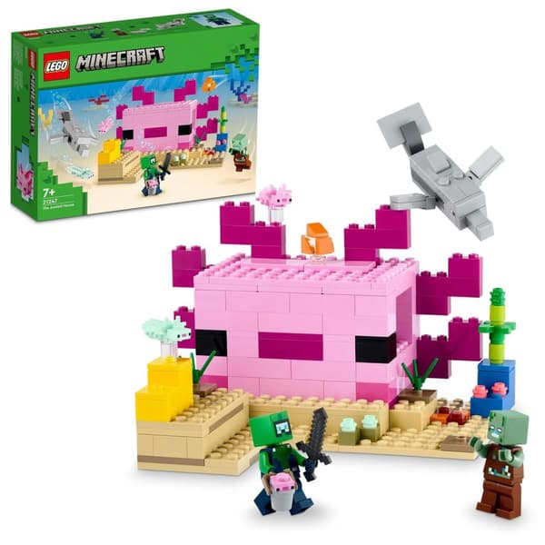 LEGO Minecraft 21247 LEGO Minecraft 21247 Aksolotlin talo
