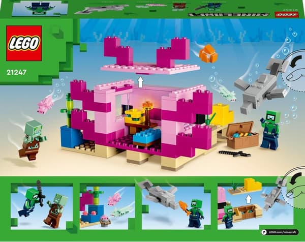 LEGO Minecraft 21247 LEGO Minecraft 21247 Aksolotlin talo