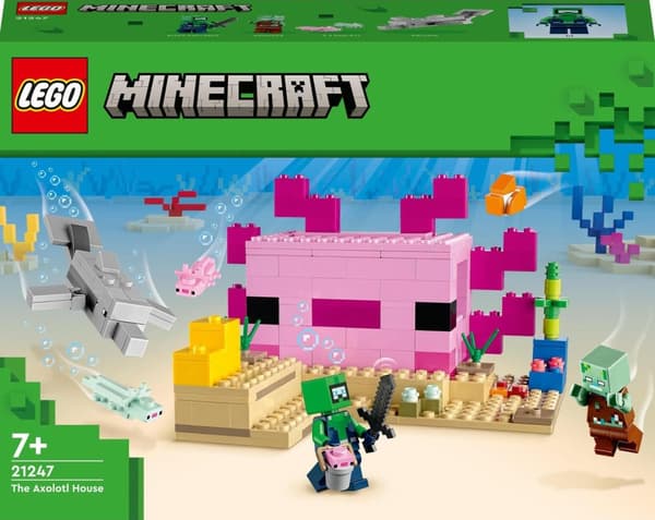 LEGO Minecraft 21247 LEGO Minecraft 21247 Aksolotlin talo