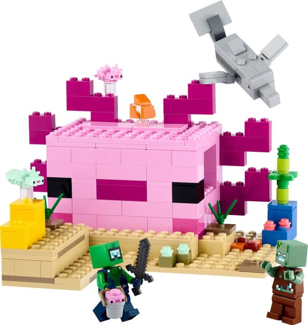 LEGO Minecraft 21247 LEGO Minecraft 21247 Aksolotlin talo