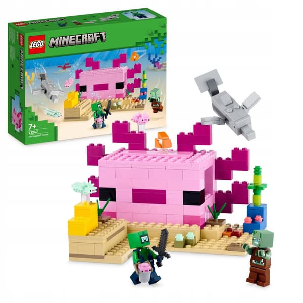 LEGO Minecraft 21247 LEGO Minecraft 21247 Aksolotlin talo