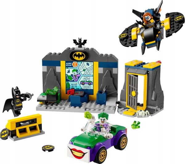 LEGO Super Heroes 76272 Lepakkoluola Batmanin, Batgirlin ja Jokerin kanssa