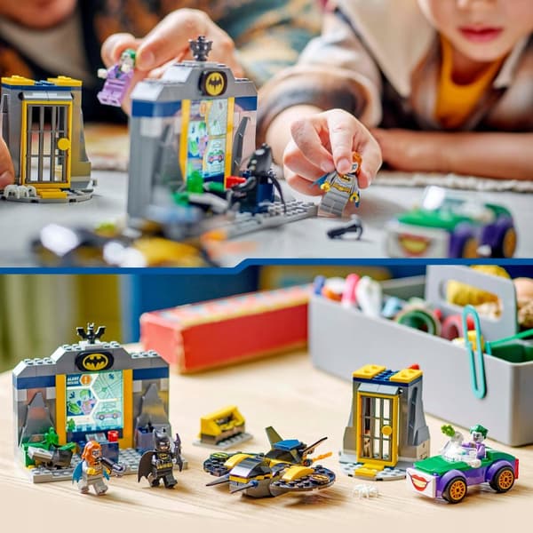LEGO Super Heroes 76272 Lepakkoluola Batmanin, Batgirlin ja Jokerin kanssa