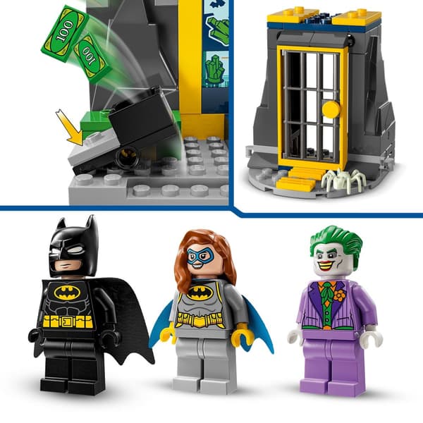 LEGO Super Heroes 76272 Lepakkoluola Batmanin, Batgirlin ja Jokerin kanssa