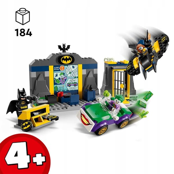 LEGO Super Heroes 76272 Lepakkoluola Batmanin, Batgirlin ja Jokerin kanssa