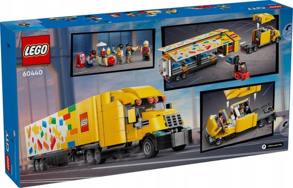 LEGO City 60440 - Keltainen TIR-kuljetusauto