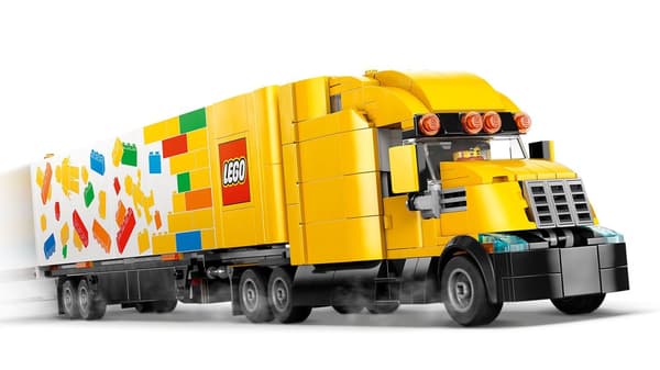 LEGO City 60440 - Keltainen TIR-kuljetusauto