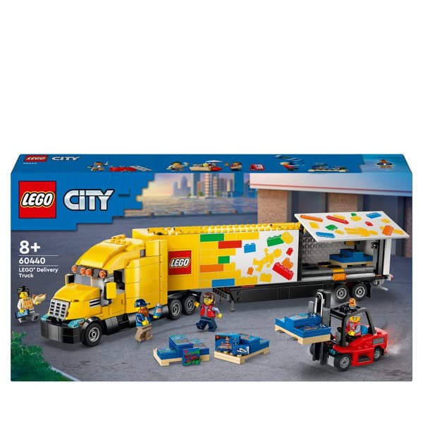 LEGO City 60440 - Keltainen TIR-kuljetusauto