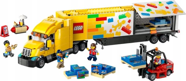 LEGO City 60440 - Keltainen TIR-kuljetusauto