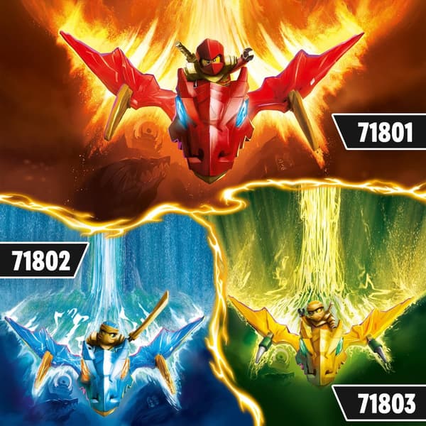 LEGO Ninjago 71803 Arin ja lohikäärmeen hyökkäys Kultainen Ninja