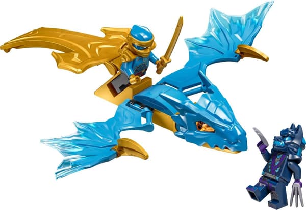LEGO Ninjago Nya and the Dragon Attack 71802 Blue Ninja