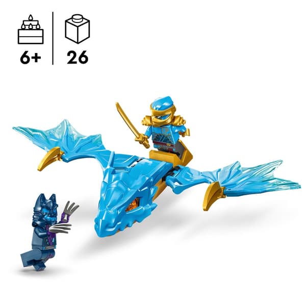 LEGO Ninjago Nya and the Dragon Attack 71802 Blue Ninja