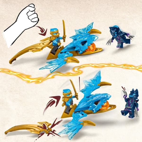 LEGO Ninjago Nya and the Dragon Attack 71802 Blue Ninja