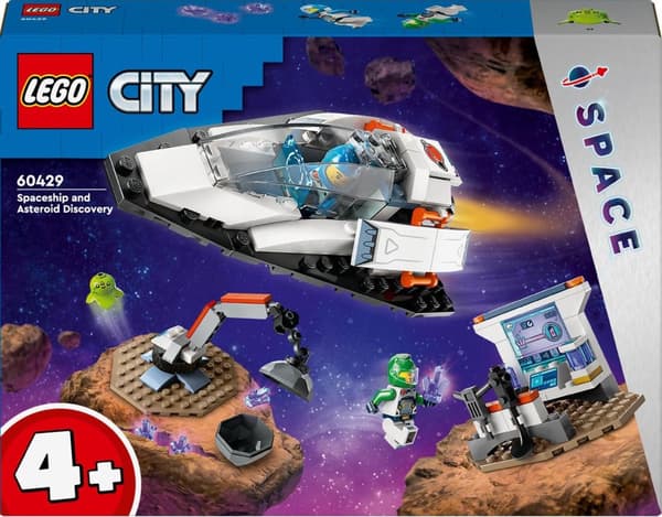 LEGO City 60429 Rymdskepp och asteroidutforskning