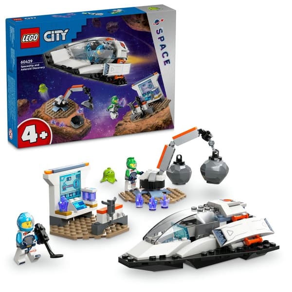LEGO City 60429 Rymdskepp och asteroidutforskning