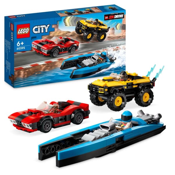LEGO City 60395 Den stora kapplöpningen Set Den stora kapplöpningen