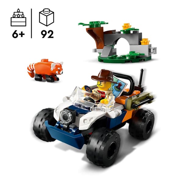 LEGO 60424 Viidakkoseikkailijan mönkijä ja maastoajoneuvo